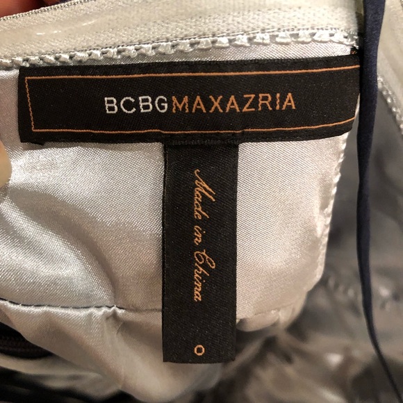 BCBG empire waisted silk azure dress size 0 - Picture 6 of 6